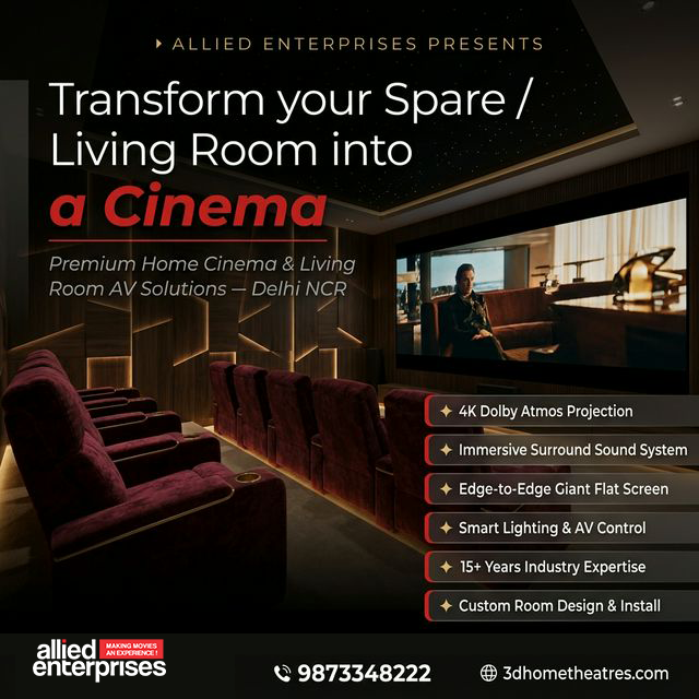 Home Cinema Design by Allied Enterprises
